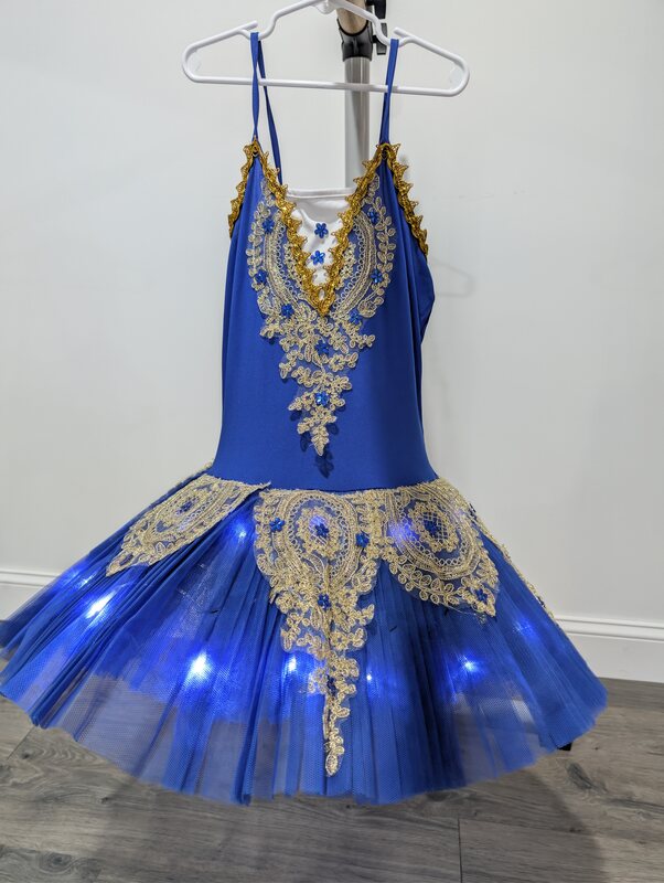 Royal Blue and Gold Light-Up Classical Tutu